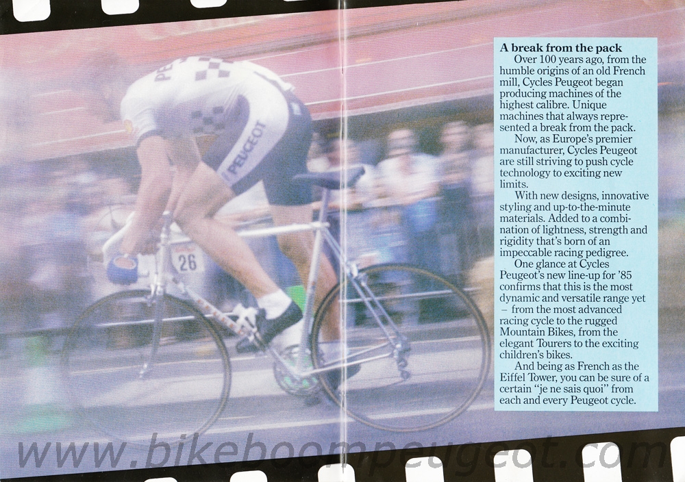 Peugeot 1985 Brochure United Kingdom